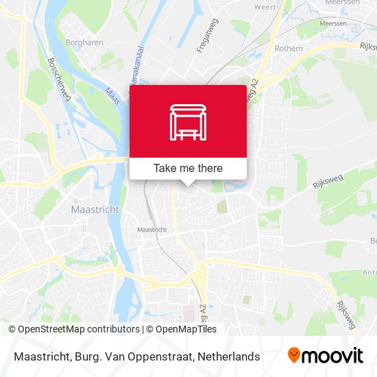 Maastricht, Burg. Van Oppenstraat map