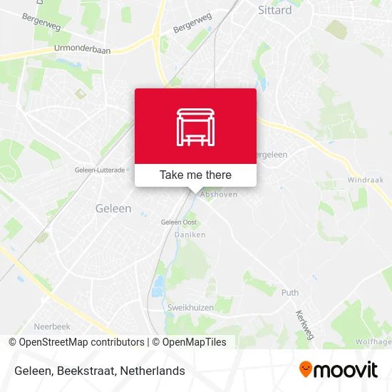 Geleen, Beekstraat map