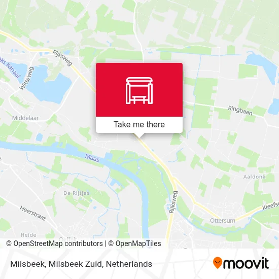 Milsbeek, Milsbeek Zuid map