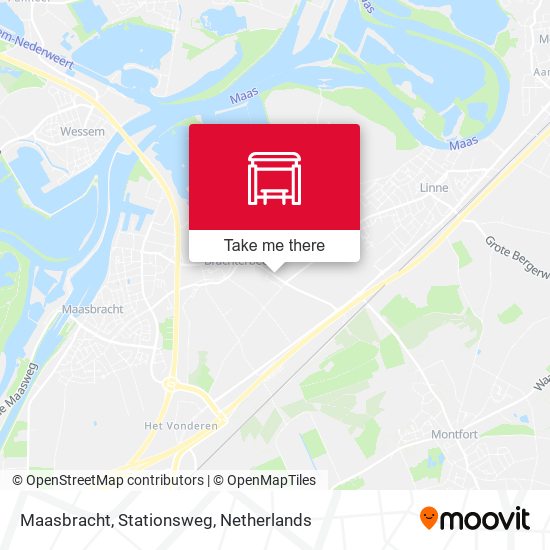 Maasbracht, Stationsweg map