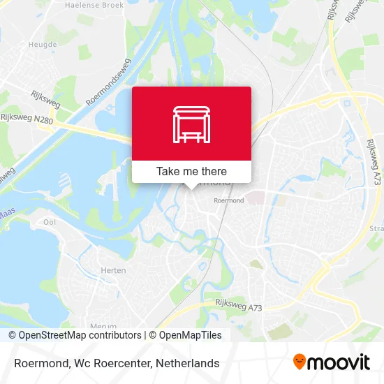 Roermond, Wc Roercenter map