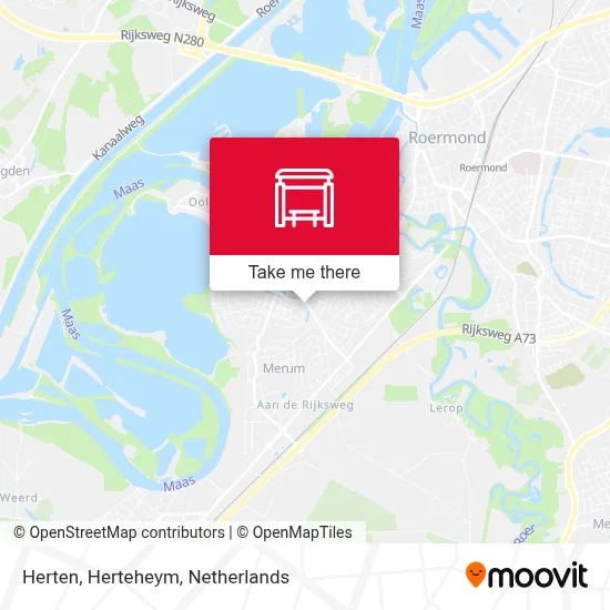 Herten, Herteheym map