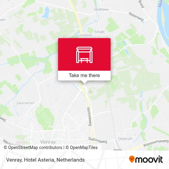 Venray, Hotel Asteria map