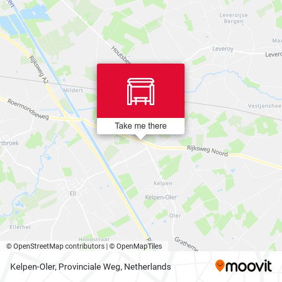 Kelpen-Oler, Provinciale Weg map