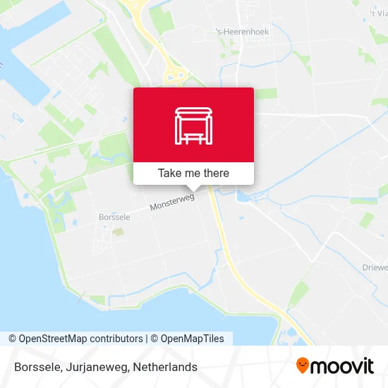 Borssele, Jurjaneweg map