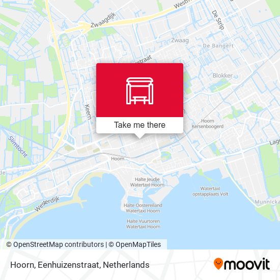 Hoorn, Eenhuizenstraat map