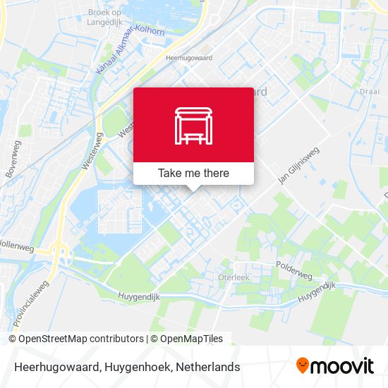 Heerhugowaard, Huygenhoek map