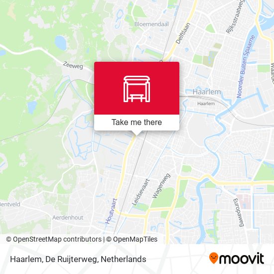 Haarlem, De Ruijterweg Karte