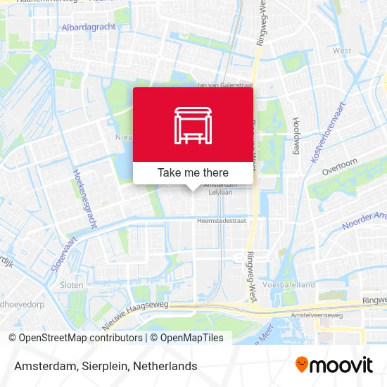 Amsterdam, Sierplein map
