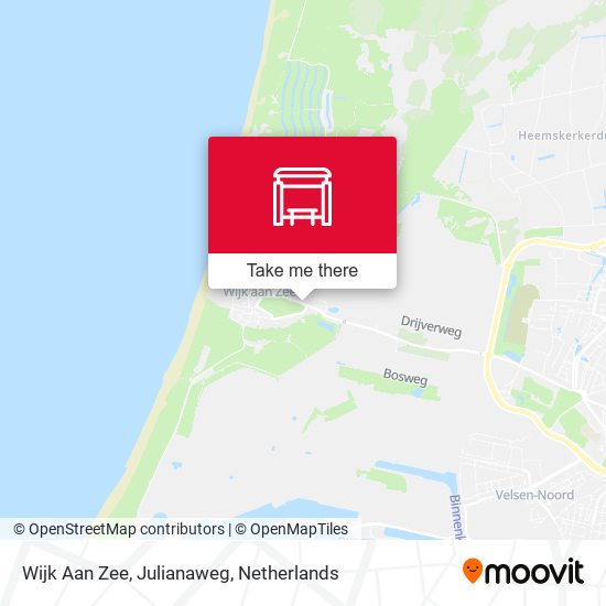 Wijk Aan Zee, Julianaweg map