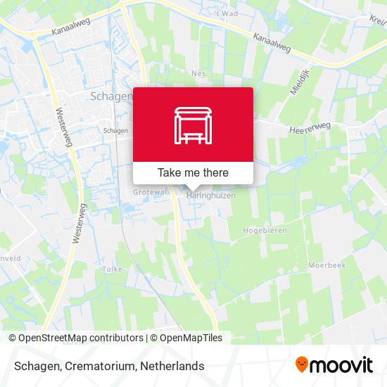 Schagen, Crematorium map