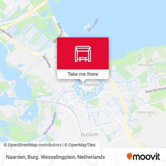 Naarden, Burg. Wesselingplein map