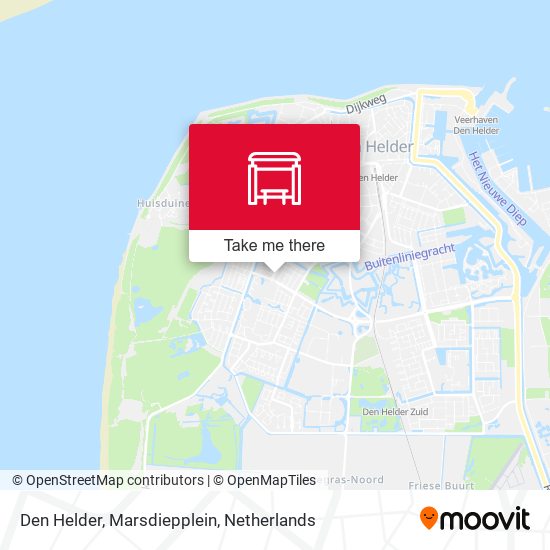 Den Helder, Marsdiepplein map
