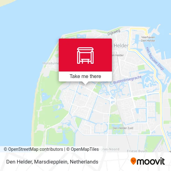Den Helder, Marsdiepplein Karte