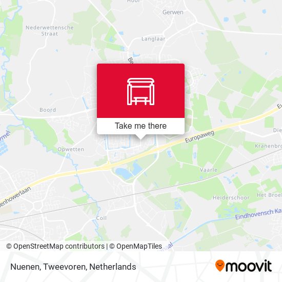 Nuenen, Tweevoren map