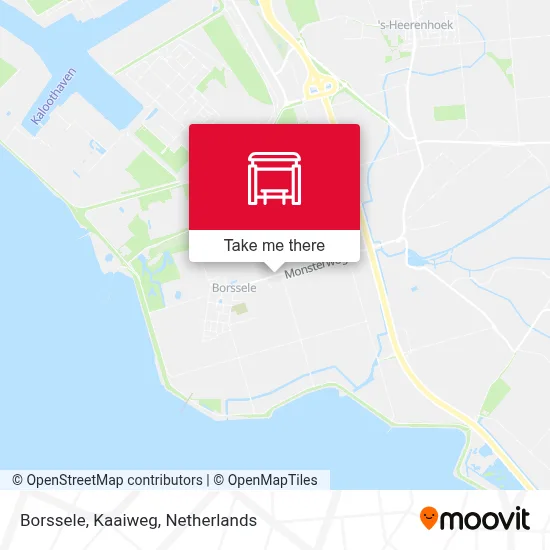 Borssele, Kaaiweg Karte