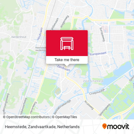 Heemstede, Zandvaartkade map