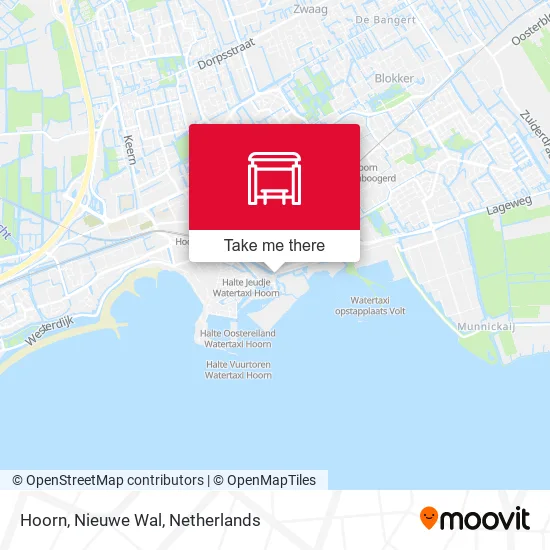 Hoorn, Nieuwe Wal map