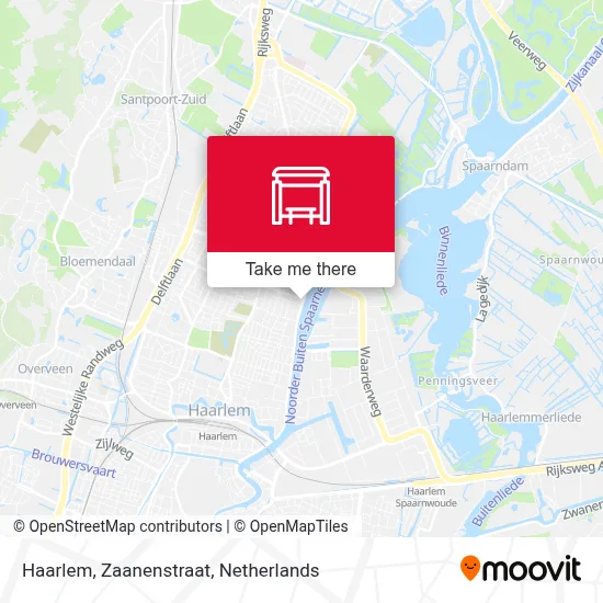 Haarlem, Zaanenstraat map