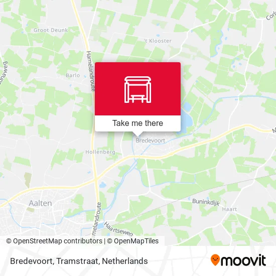 Bredevoort, Tramstraat map