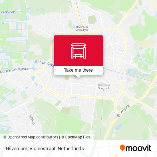 Hilversum, Violenstraat map
