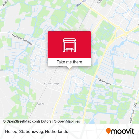 Heiloo, Stationsweg map