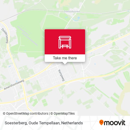 Soesterberg, Oude Tempellaan map