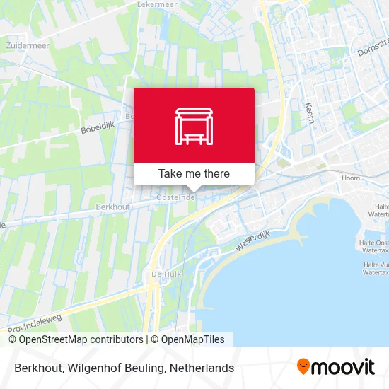 Berkhout, Wilgenhof Beuling map