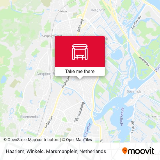 Haarlem, Winkelc. Marsmanplein map