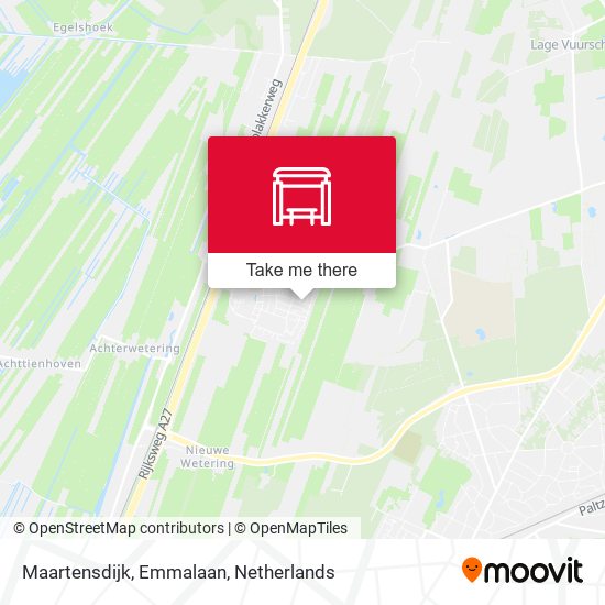 Maartensdijk, Emmalaan map