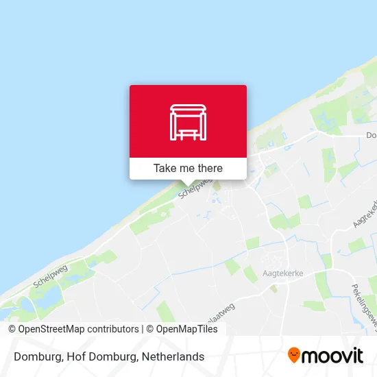 Domburg, Hof Domburg map
