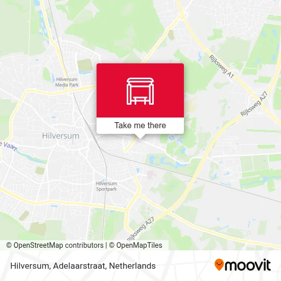 Hilversum, Adelaarstraat map