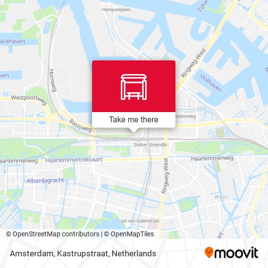 Amsterdam, Kastrupstraat map