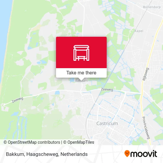 Bakkum, Haagscheweg map