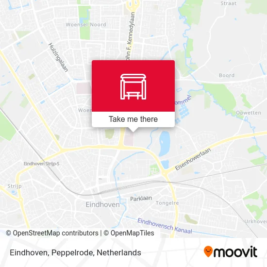 Eindhoven, Peppelrode Karte