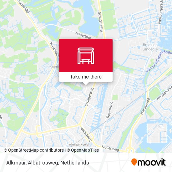 Alkmaar, Albatrosweg Karte