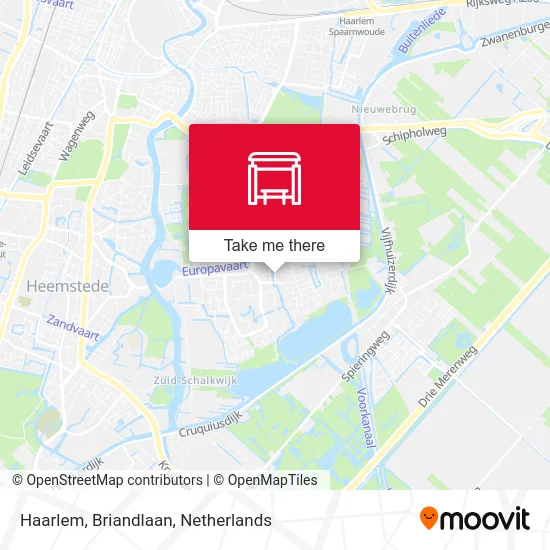 Haarlem, Briandlaan map