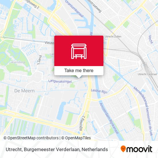 Utrecht, Burgemeester Verderlaan map