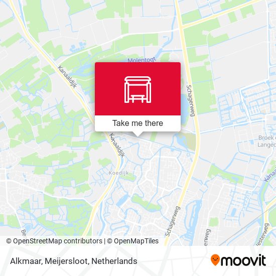 Alkmaar, Meijersloot Karte