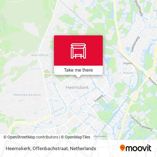 Heemskerk, Offenbachstraat map