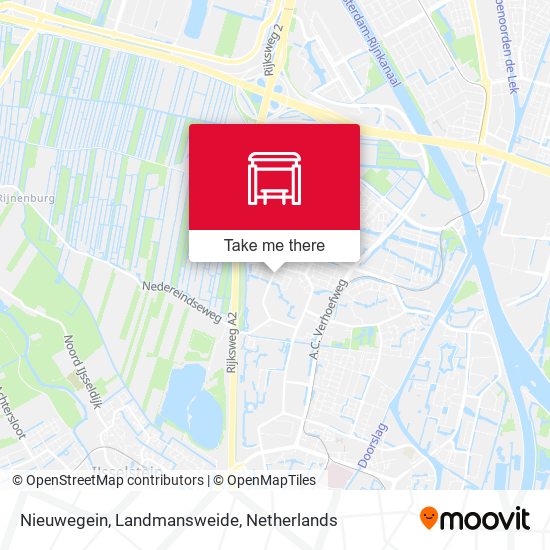 Nieuwegein, Landmansweide map