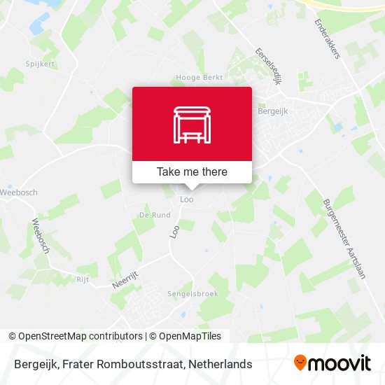 Bergeijk, Frater Romboutsstraat map