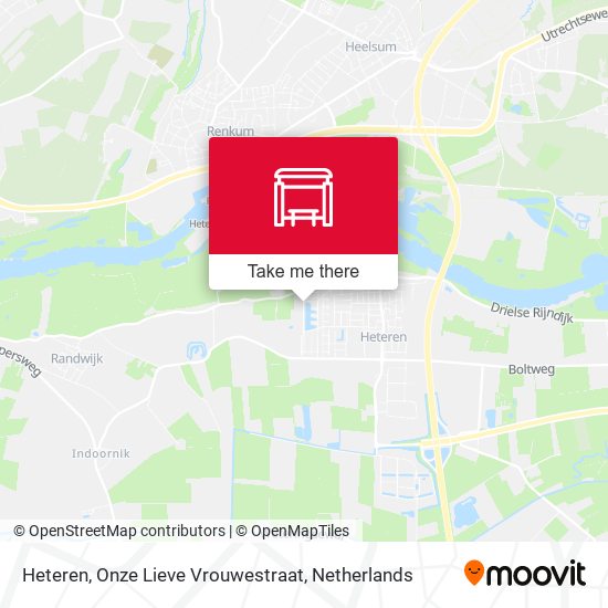 Heteren, Onze Lieve Vrouwestraat map