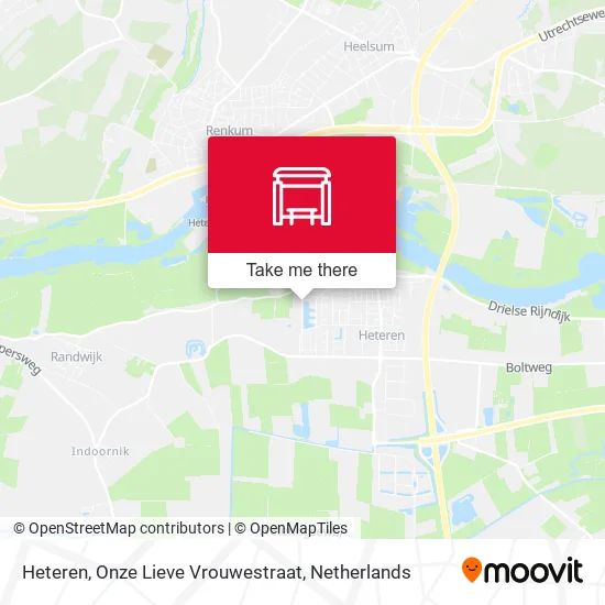 Heteren, Onze Lieve Vrouwestraat Karte