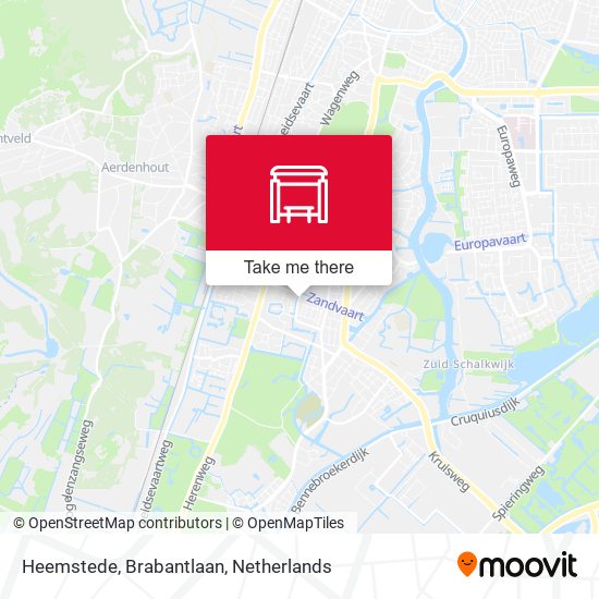 Heemstede, Brabantlaan map