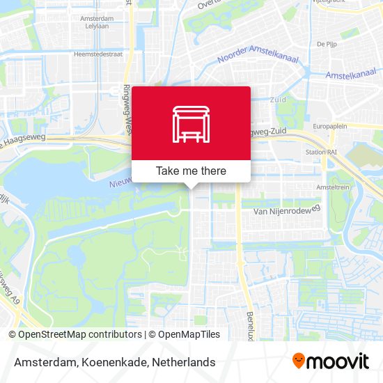 Amsterdam, Koenenkade map