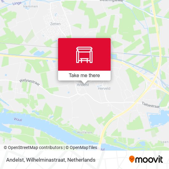 Andelst, Wilhelminastraat map