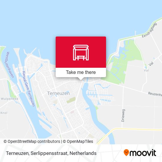 Terneuzen, Serlippensstraat map