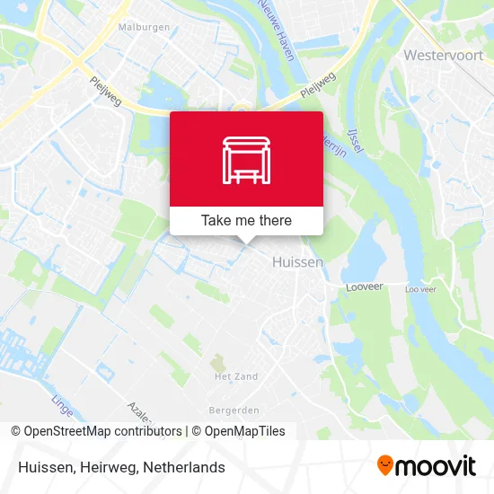 Huissen, Heirweg Karte