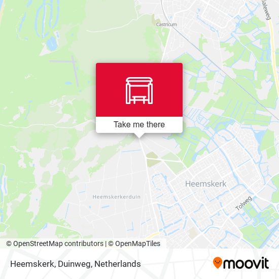 Heemskerk, Duinweg map